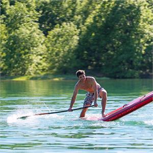 Aqua Marina Race Elite (2025) 14'0" Racing iSUP with Coil Leash