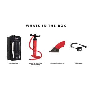 Aqua Marina Race Elite (2025) 14'0" Racing iSUP with Coil Leash