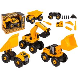 Gifts, Build and Play 3 Construction Vehicles Set   Dig, Excavate and Bulldoze!, OOTB
