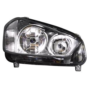 Lights, Right Headlamp (Halogen, Without Adaptive Lighting, Takes H7 / H1 Bulb, Supplied With Motor) for Ford C MAX 2007 2010, 