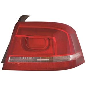 Lights, Right Rear Lamp (Outer, On Quarter Panel, Saloon Only, Supplied Without Bulbholder) for Volkswagen PASSAT 2011 on, 