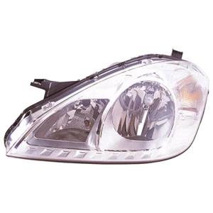 Lights, Left Headlamp (Halogen, Takes H7 / H7 Bulbs, Twin Reflector Type) for Mercedes A CLASS  2009 2012, 