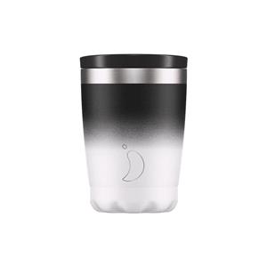 Reusable Mugs, Chilly's 340ml Coffee Cup - Gradient Mono, Chilly's