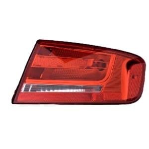 Lights, Right Rear Lamp (LED Type, Outer, On Quarter Panel, Saloon Only, Original Equipment) for Audi A4 2008 2011, 
