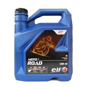 Engine Oils and Lubricants, Moto 4 Road Semi Synthetic 4 Stroke Motorcycle Engine Oil   4 Litre, Elf