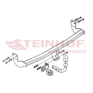 Tow Bars And Hitches, Steinhof Towbar (fixed with 2 bolts) for Citroen C3, 2009 2016, Steinhof