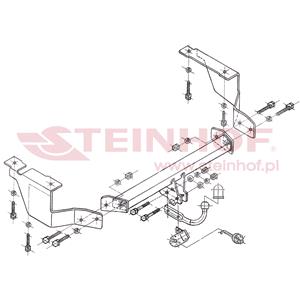 Tow Bars And Hitches, Steinhof Towbar (fixed with 2 bolts) for Citroen C5 Estate, 2004 2008, Steinhof