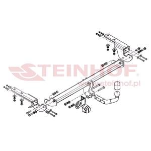 Tow Bars And Hitches, Steinhof Towbar (fixed with 2 bolts) for Citroen DS4, 2011 Onwards, Steinhof