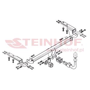 Tow Bars And Hitches, Steinhof Automatic Detachable Towbar (horizontal system) for Citroen DS4, 2011 Onwards, Steinhof