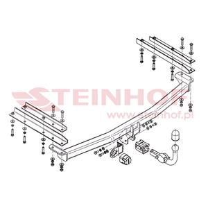 Tow Bars And Hitches, Steinhof Automatic Detachable Towbar (horizontal system) for Lancia VOYAGER MPV, 2011 Onwards, Steinhof