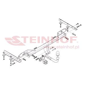 Tow Bars And Hitches, Steinhof Towbar (fixed with 2 bolts) for Chevrolet ORLANDO, 2010 Onwards, Steinhof