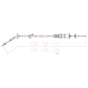 Clutch Cables, APEC Clutch Cable   CAB5018 (CAB5018), APEC