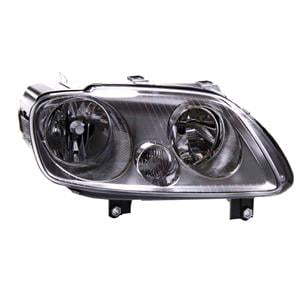 Lights, Right Headlamp (Halogen, Takes H1/H7 Bulbs, Supplied Without Motor) for Volkswagen CADDY III Life and Maxi 2004 2010, 