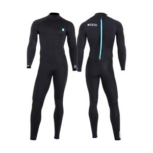 Wetsuits, MDNS Pioneer Fullsuit 4|3mm Steamer Men's Wetsuit   Black and Teal   Size L, MDNS