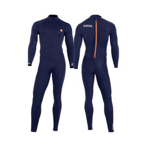 Wetsuits, MDNS Pioneer Fullsuit 3|2mm Steamer Men's Wetsuit   Navy and Orange   Size L, MDNS