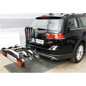 Aguri Active 3 Silver Tow Bar Mounted Bike Rack (Wheel Support) for 3 (4) Bikes