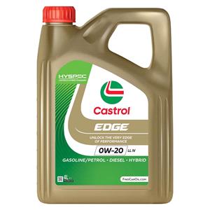 Engine Oils, Castrol Edge 0W20 Hyspec Titanium FST LL IV Fully Synthetic Engine Oil   4 Litre, Castrol