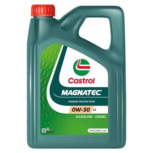 Engine Oils, Castrol Magnatec 0W30 C2 Fully Synthetic Engine Oil   4 Litre, Castrol