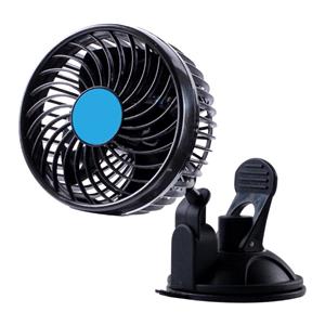 Interior Accessories, Car Dashboard Turbo Cooling Fan 4,5" 24V With Suction Cup, AMIO