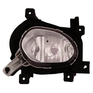 Lights, Left Front Fog Lamp (Takes H8 Bulb, Supplied Without Bulbholder, For Models With LED Daytime Running Light In Headlamp) for Kia CEE`D Sportswagon 2012 2015, 