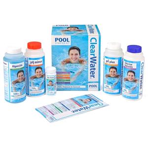Janitorial and Hygiene, Clearwater Half Size Pool Starter Kit, 