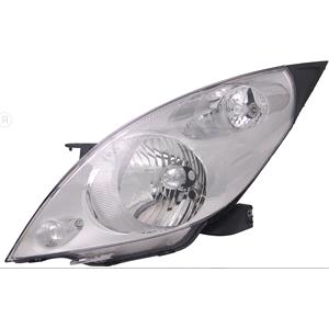 Lights, Left Headlamp (Halogen, Takes H4 Bulb, Supplied With Motor) for Holden Barina Spark 2010 2013, 
