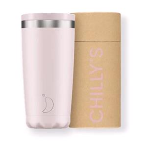 Reusable Mugs, Chilly's 500ml Coffee Cup - Blush Pink, Chilly's