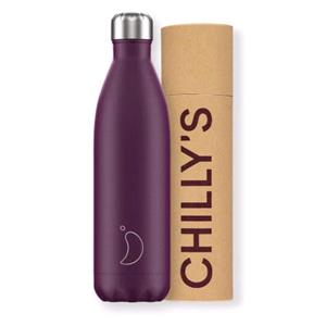 Water Bottles, Chilly's 750ml Bottle   Matte Purple, Chilly's