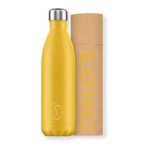 Water Bottles, Chilly's 750ml Bottle   Matte Burnt Yellow, Chilly's