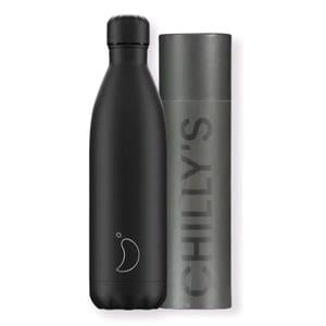 Water Bottles, Chilly's 750ml Bottle - Mono All Black, Chilly's