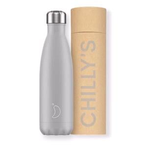 Water Bottles, Chilly's 500ml Bottle   Mono Light Grey, Chilly's