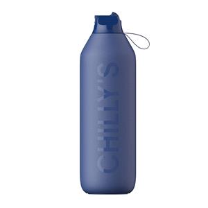 Water Bottles, Chilly's Series 2 Insulated Flip Sports Bottle   Whale Blue   1 Litre, Chilly's