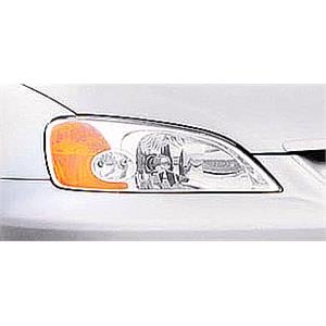 Lights, Right Headlamp (With Amber Indicator, 4 Door Saloon, Manual Adjustment) for Honda CIVIC VII 2001 2003, 