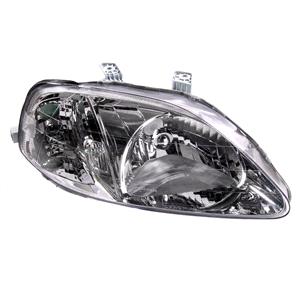 Lights, Right Headlamp (With or Without Load Level Adjustment, Takes Valeo Type Motor Only, 3 Dr. & 4 Dr.) for Honda CIVIC VI 1999 2001, 
