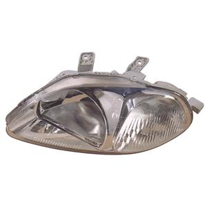 Lights, Left Headlamp (With load level adjustment, Replaces Stanley Type, 3 Dr. & 4 Dr.) for Honda CIVIC VI 1995 1998, 