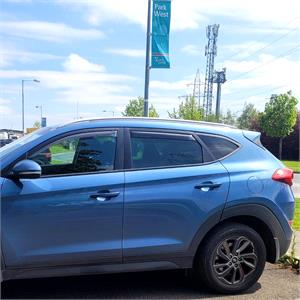 Climair Tinted Front and Rear Wind Deflectors for HYUNDAI TUCSON (NX4E, NX4A), 2020 Onwards, SUV, 5 Door
