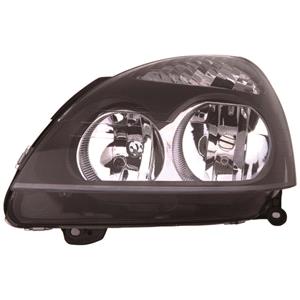 Lights, Left Headlamp (Original Equipment) for Renault CLIO II van 2001 2004, 