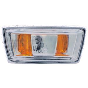 Lights, Left Wing Repeater Lamp (Clear, With Grey Backing) for Opel CORSA D 2006 on, 