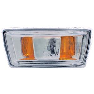 Lights, Right Wing Repeater Lamp (Clear, With Grey Backing) for Opel CORSA D 2006 on, 