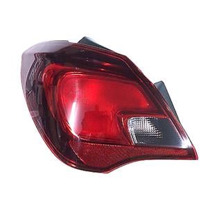 Lights, Left Rear Lamp (Outer, On Quarter Panel, 3 Door Models, Supplied Without Bulbholder) for Vauxhall CORSA Mk IV 2015 on, 