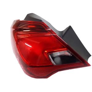 Lights, Left Rear Lamp (Outer, On Quarter Panel, 5 Door Models, Supplied Without Bulbholder) for Opel CORSA E 2015 on, 