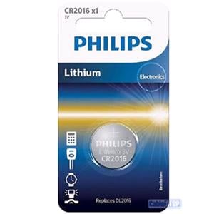 Domestic Batteries, Philips Key Fob Battery CR2016   Lithium 3V, Philips