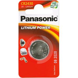 Office Supplies, Coin Cell Battery CR2430   Lithium 3V   Box of 12, PANASONIC