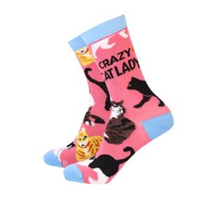 Gifts, Crazy Cat Lady   Pair Of Socks (Size: 4   7), Professor Puzzle