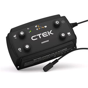 Battery Charger, CTEK D250SE 12V Dual Input 20A Charger with Selectable Charge Voltages, Ctek