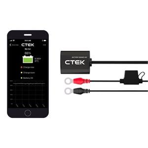 Battery Charger, CTEK CTX Battery Sense Bluetooth Battery Management Tool, Ctek