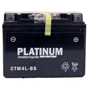 Motorcycle Batteries, Platinum Motorcycle MF AGM Battery 12V   4Ah   45CCA, Platinum