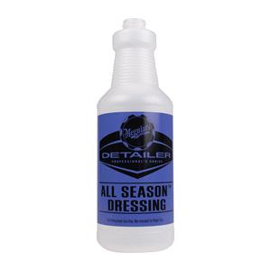 Detailing, Meguiars All Season Dressing Bottle - Spray Top Not Included - 946ml, Meguiars