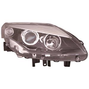 Lights, Right Headlamp (Halogen, Takes H7/H7 Bulbs, Supplied Without Motor Or Bulbs) for Renault LAGUNA III Sport Tourer 2011 on, 