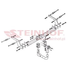 Tow Bars And Hitches, Steinhof Automatic Detachable Towbar (vertical system) for Dacia DUSTER, 2013 Onwards, Steinhof